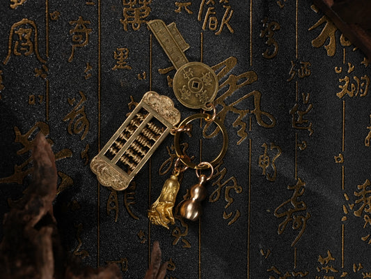 如意算盤能量鑰匙扣