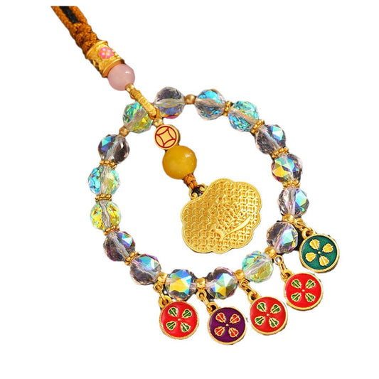 五路招財水晶掛飾