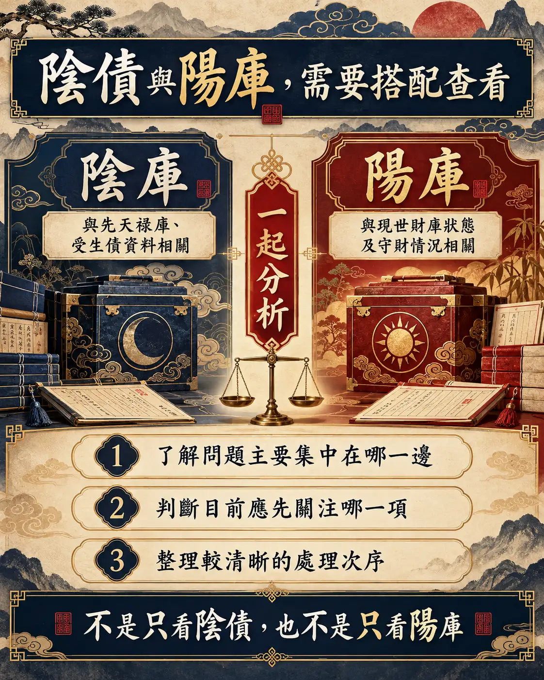 陰陽雙庫分析｜受生債定向查詢