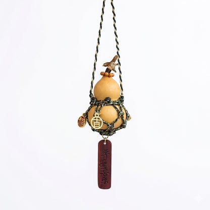 福祿平安天然葫蘆掛件
