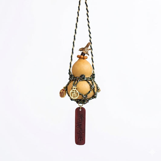 福祿平安天然葫蘆掛件
