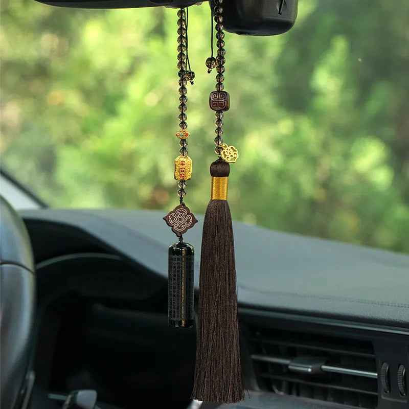 黑曜石平安汽車裝飾掛件