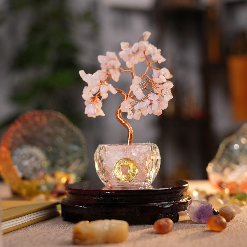 Marriage Peach Blossom Crystal Tree