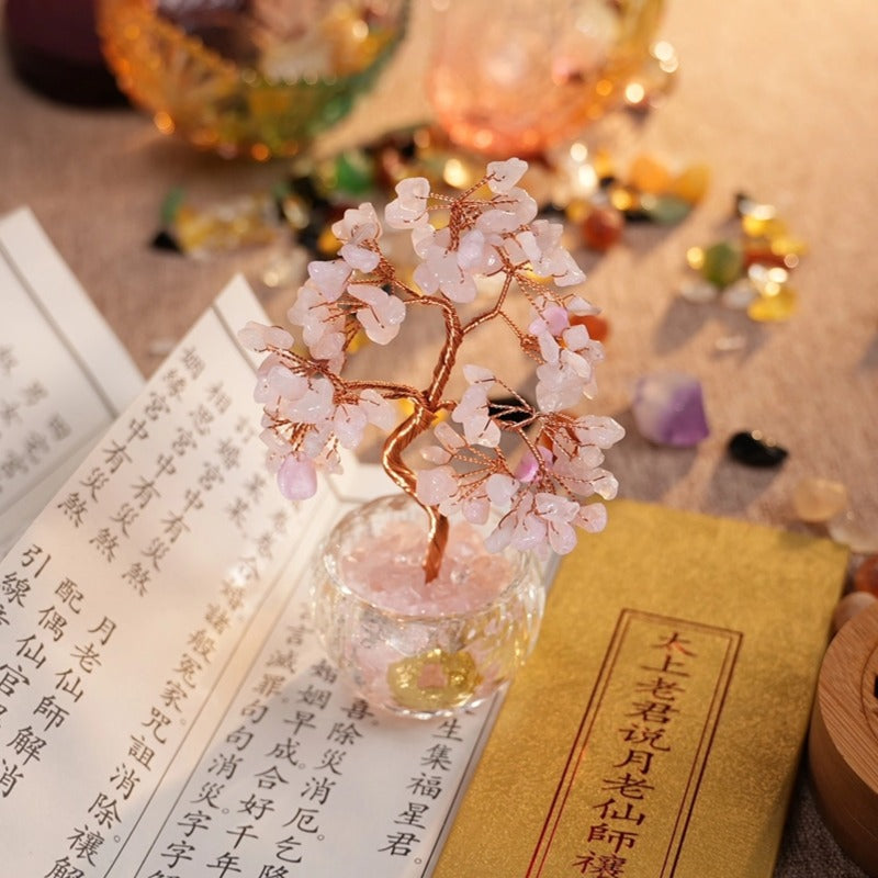 Marriage Peach Blossom Crystal Tree