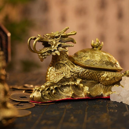 Auspicious Fortune Dragon Turtle