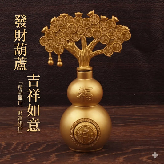 發財葫蘆吉祥擺件 聚財辟邪
