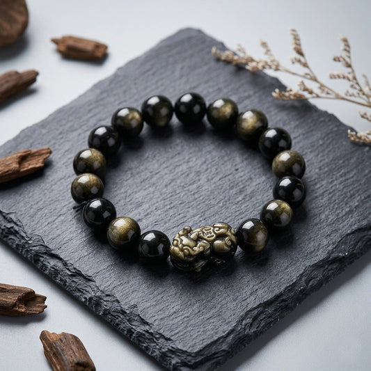 楓燧堂金曜石貔貅手鏈