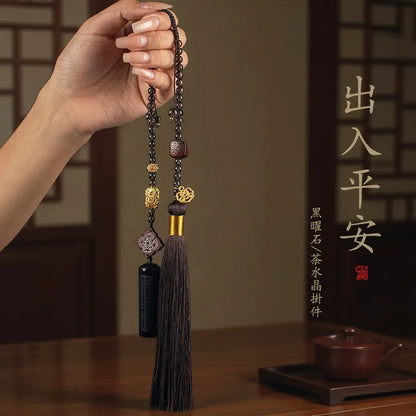 黑曜石平安汽車裝飾掛件