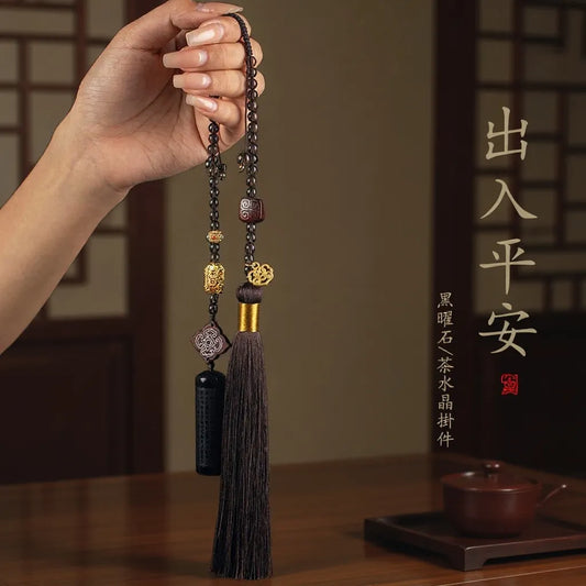 黑曜石平安汽車裝飾掛件